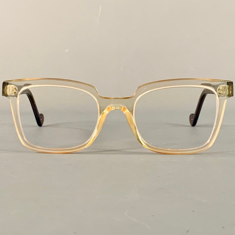 ANNE & VALENTIN O Life Brown Clear Two Tone Acetate Frames Eyewear